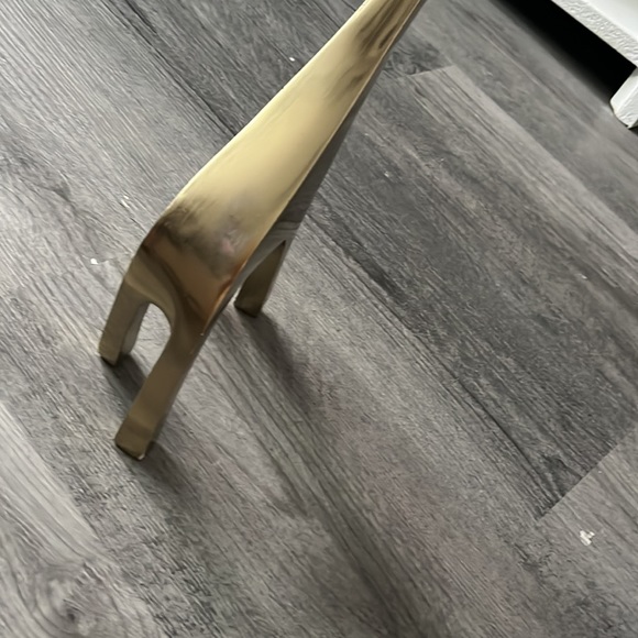 Giraffe Gold Colored Figurine - for Home Decor - Approx 10” Standing - Picture 8 of 10